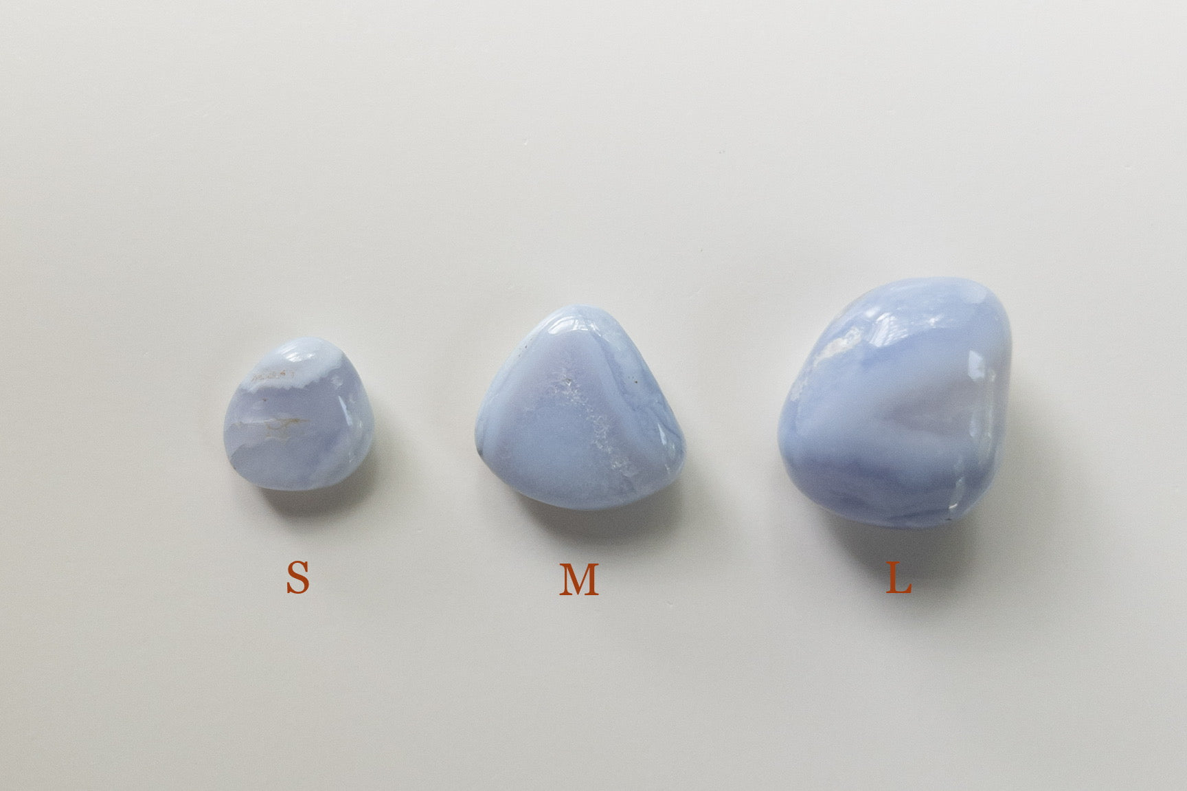 Blue Chalcedony Tumbled Stones