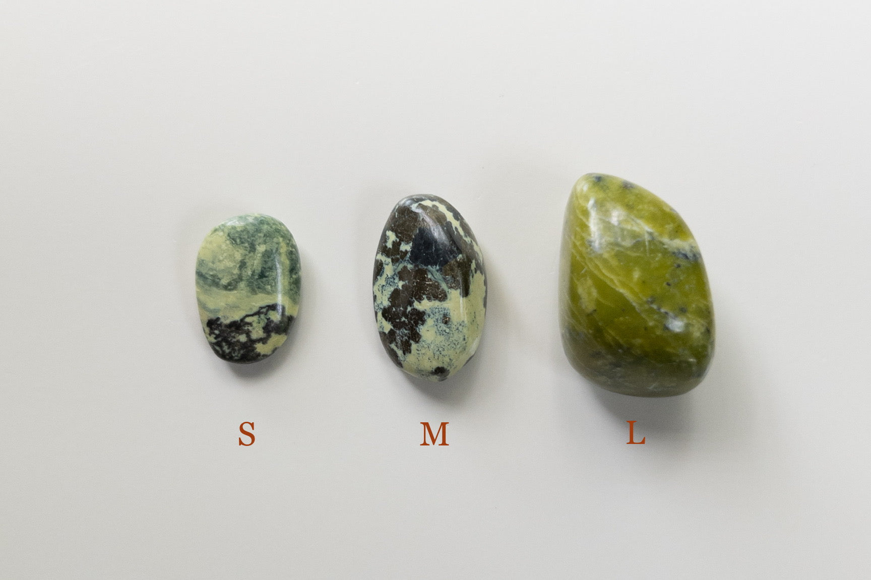 Serpentine & Pyrite Tumbled Stones