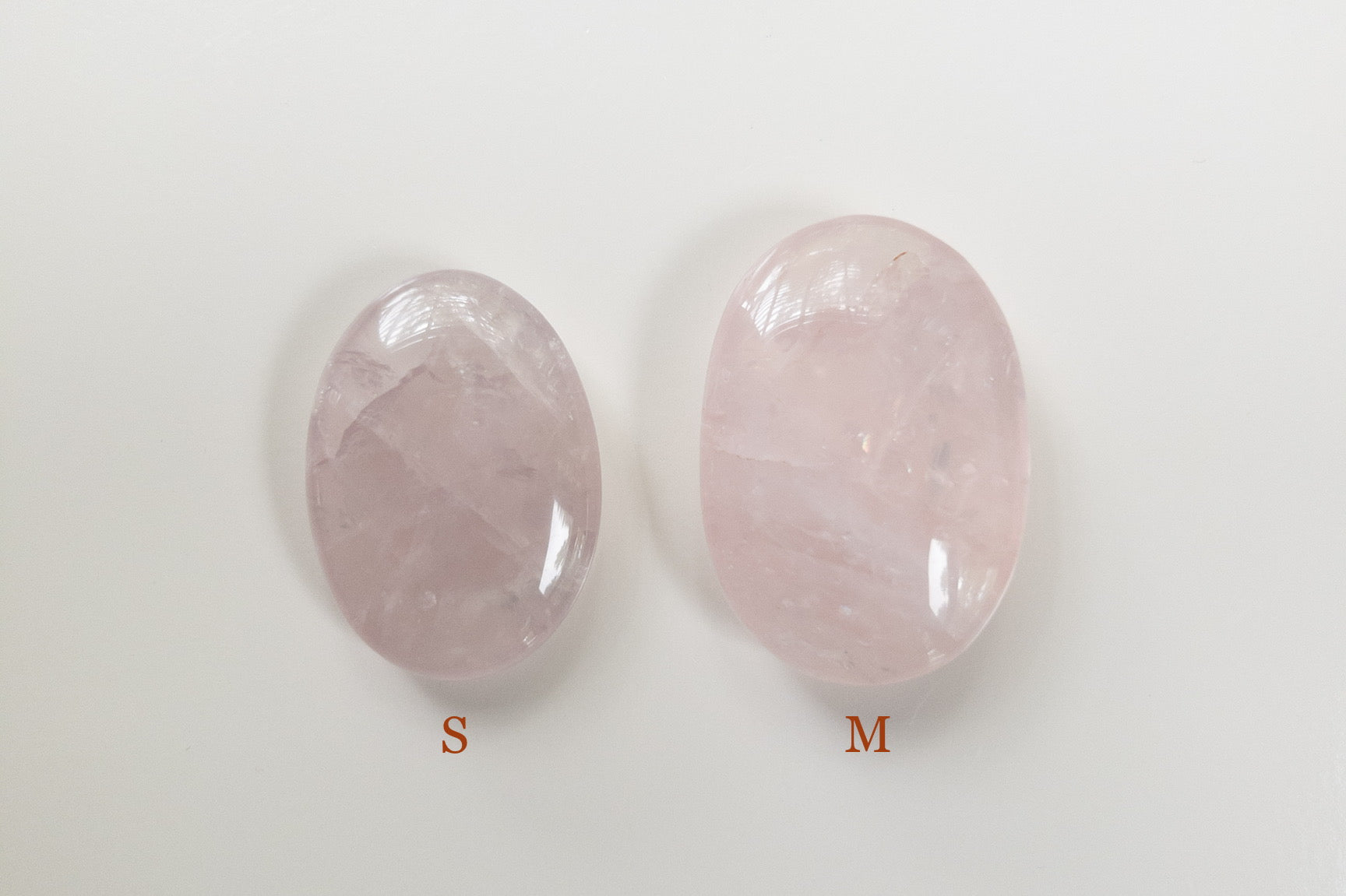 Rose Quartz Palm Stones