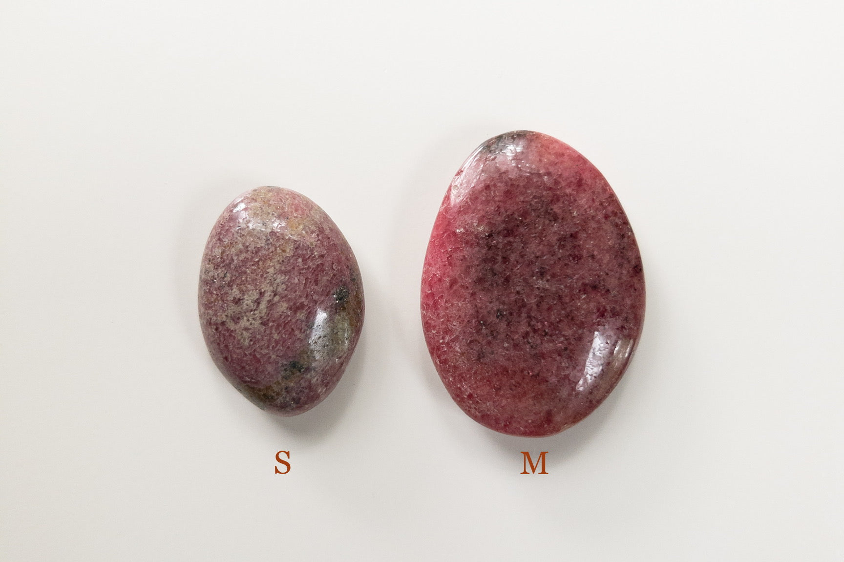 Rhodonite Palm Stones